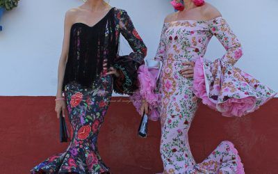 Flamencas en la feria de Córdoba
