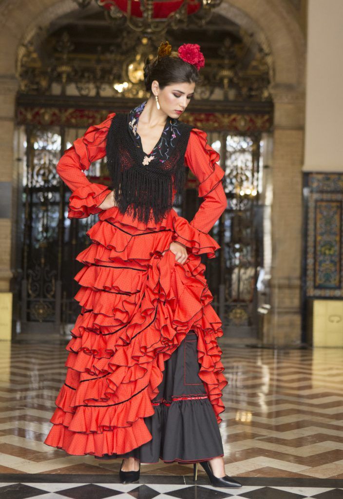 Luces de Diciembre. de moda flamenca